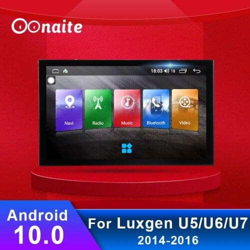 Oonaite 9 inch Android 10 car Multimedia Video Player car GPS Navigation Radio BT For luxgen U5/U6/U7 GPS Latest Map