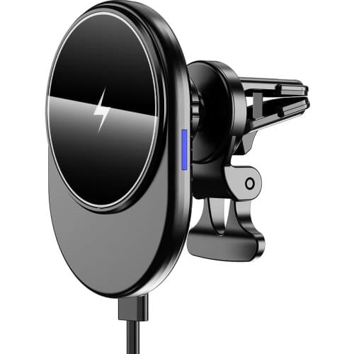 SZYSGSD Magnetic Wireless Car Charger Mount for iPhone 12 Pro Max 12 mini Fast Charging Wireless Charger Car Phone Holder