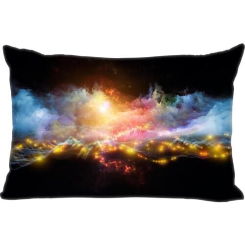 Custom Space Pillow Cover Rectangle Zippered Classic Fashion 50X75cm Two sided Prints Pillow Case