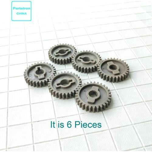 6Pieces Fuser Cleaning Gear 29T 57AA77130 For Bizhub 600 601 750 751 Copier Parts