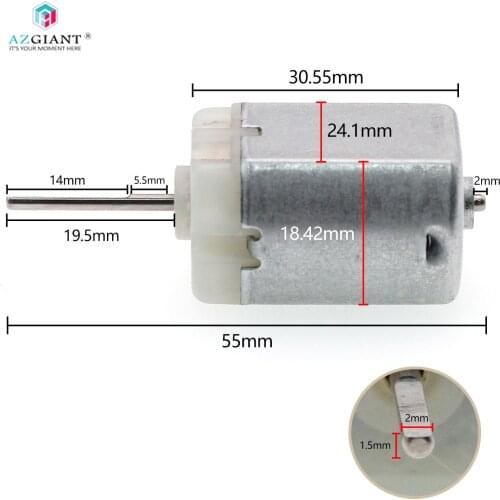 D cut shaft 19.5mm 12V micro DC carbon brush automotive power door repair lock motor for Renault fluence for Renault Megane 3
