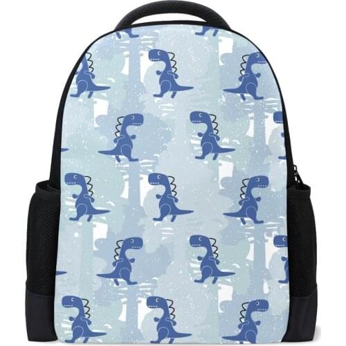 New 16 inch Childrens Backpack animal Dinosaur Prints Pattern School Bag Kids Cute Book Bag Teenager Kids Schoolbags Mochila