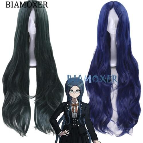 2 Styles Shirogane Tsumugi Long Curly Wig Danganronpa V3: Killing Harmony Cosplay Costume Dangan Ronpa Heat Resistant Hair