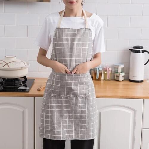 Long fashion mens and womens waist skirt with pocket catering chef waiter bar kitchen apron