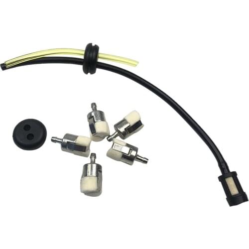 Fuel Line Filter Grommet Primer Bulb Fuel Filter for Husqvarna & Redmax EBZ8001 EBZ7001 350 BT String Trimmers Edgers