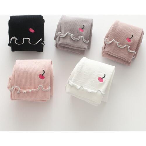 Girl Leggings Children Clothing 2019 New Kids Cotton Solid Trousers for Baby Girl Clothes Kids Leggings Korean Baby Clothes 2-7Y