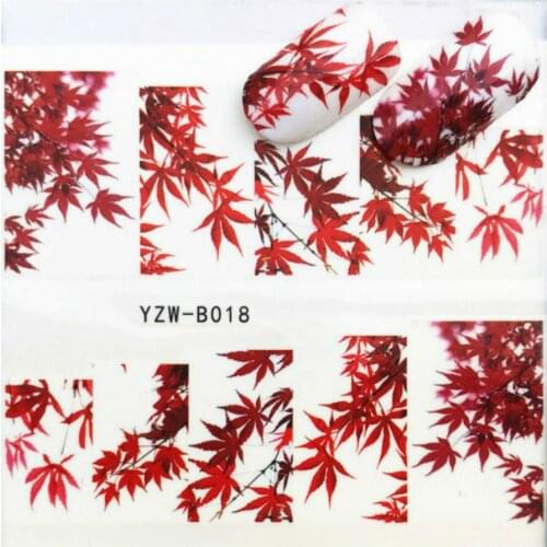 LOLEDE 5PCS Maple Leaves Nail Gel Nail Polish Nails Art Poly Nail Gel UV Off White Fashion Charm Nail accessories 1006