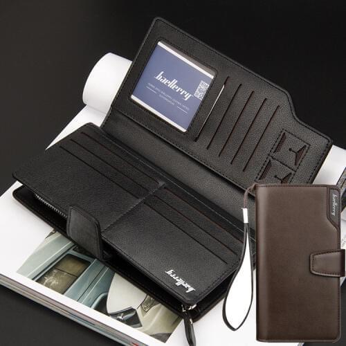 Baellery men wallets Casual wallet Male purse Clutch bag Brand Leather Long Wallet Design Hand Bag For Men Purse Clutch Bag