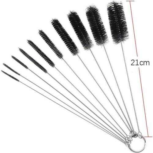Daily Glass Hookah Smoking Weed Pipe Metal Cleaning Brush Set Bottle Brush Crevice Brush Furniture Cleaning Household Cleaning