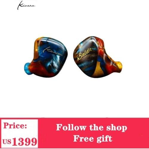 Kinera Baldr Headphone 4 EST + 2BA + 1DD Hybrid Driver HiFi In-Ear Earphone IEMs Noise Cancelling Headset Kinera YH623 QOA