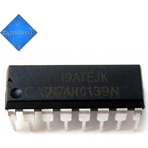5pcs/lot SN74HC139N DIP16 SN74HC139 DIP 74HC139N 74HC139 DIP-16 new and original IC In Stock