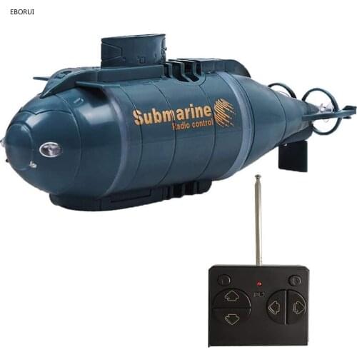 Updated Version Happycow 777-586 Mini RC Submarine Speed Boat Remote Control Boat Pigboat Simulation Model Gift Toy Kids