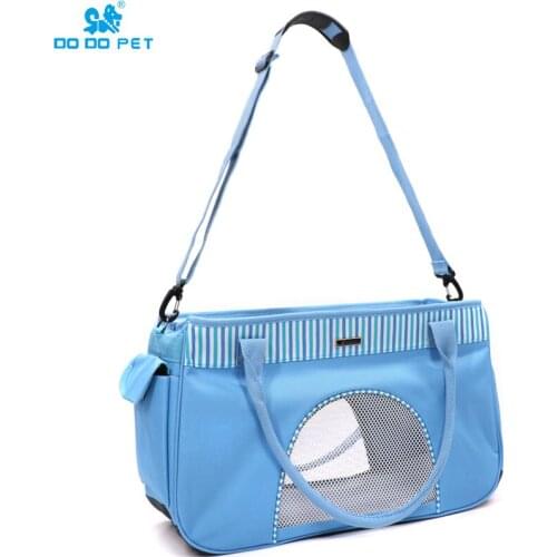 Portable Pet Handbag Dogs Cats Carrier Bag Mesh Window Breathable Leisure Single Shoulder Travel Transport