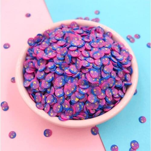 100g Night Sky Star Moon Polymer Clay Sprinkles for Crafts Making DIY Nail Art Decoration Scrapbook Mud Filler Accessories 5mm