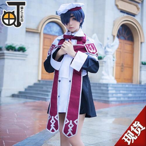 Full Set Japanese Anime Black Butler Ciel Phantomhive Choir Cosplay Costumes