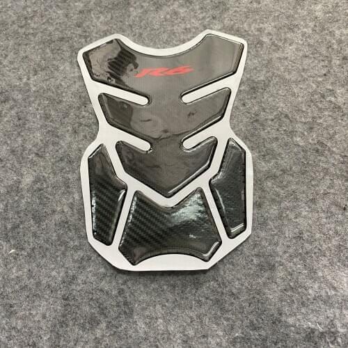 R6 sticker Motorcycle Tank Pad Protector Stickers Case for YAMAHA YZF600 R6 R6S Tank Sticker Decals 3D Carbon Look