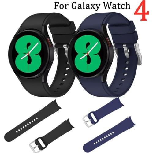 Watch 4 Strap For Samsung Galaxy Watch 4 40/44mm Replacement Wristband Silicone Belt Bracelet For Galaxy Watch 4 Classic 42/46mm