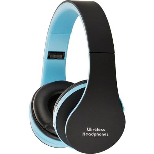 Gym Sport Headphone Stereo Wireless Bluetooth Headphones Digital 4 in 1 Headset & Wired Earphone with Mic Micro SD/TF FM Radio