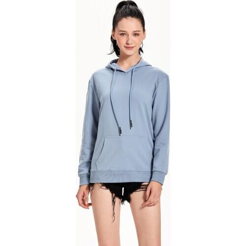 Hoodies Solid Color Hooded Tops Women Men O Neck Sweatshirt Long-sleeved Coat Streetwear pullovers