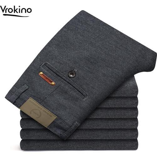 Spring and Autumn Fashion New 2020 Slim Mens Casual Pants Youth Casual Cotton Trousers Black Gray Dark Blue Light Blue