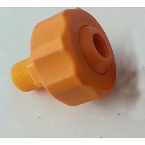 10 pcs/lot ) free shipping ! ! 1/4" 3/8" 1/2" size, PP Plastic adjustable ballnozzle,rotating joint