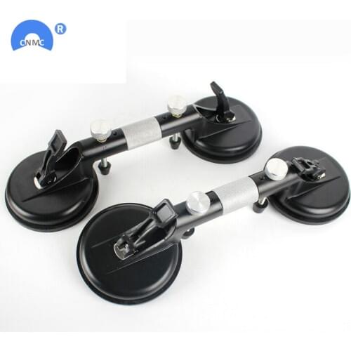 2pcs/lot Seamless Stone Seam Setter Manual Rubber Vacuum leveling Setter for joint with 5" Suction Cups