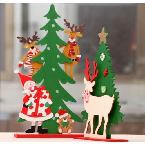 2018 DIY Christmas Tree for Children gift decoration ornaments show window desktop layout christmas tree ornaments
