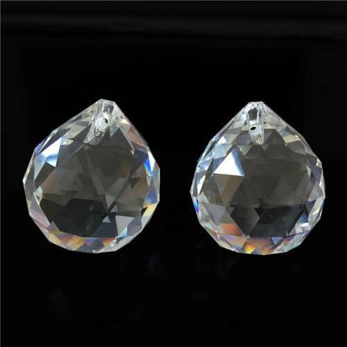 FREE SHIPPING +102pcs/ Lot Good Quality Shinning 30mm TRANSPARNETS Crystal Chandelier Ball / Crystal Lighting Ball