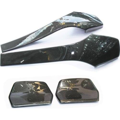 Carbon Fiber Car Inner Seat Back Covers Trims for BMW F80 M3 F82 F83 M4 Sedan Coupe Convertible 2014 - 2018 Anti-kick Decoration