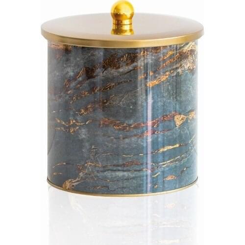 House EF147-H8 Metal Round Box 175x180mm Knob Handle 4.5 lt