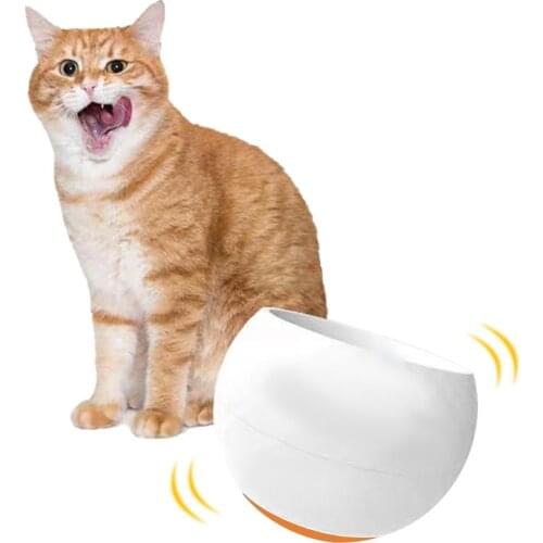 Pet Cat Feeder Slow Food Eating No Spill Pet Bowl Interactive Tumbler Anti-Choking Dog Feeding Bowl for Dogs Cats Pets