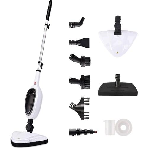 BOOMJOY Electric Steam Mop for Tile and Hardwood Use Floor Steamer for Carpet and Floor with Convenient Detachable Handle