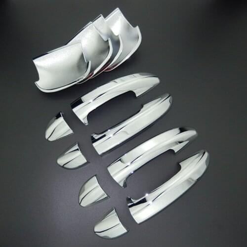 For Volkswagen CC VW Passt CC 2008-2017 ABS Chrome Door Handle Cover Trim & Door Bowl Cover 2009 2010 2011 2012 2013 2014 2015