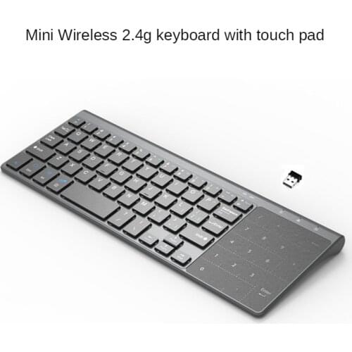 Exquisite Small Wireless Computer Keyboard 2.4G Wireless Computer Portable Mini Keyboard Suit for Laptop Computer