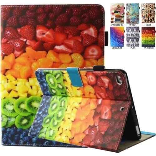 Fashion Silicone Leather PU Case For Samsung Galaxy Tab S3 9.7 T820 T825 SM-T820 Cases Cover Tablet Pattern Printed Funda Case