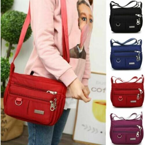2020 New Fashion Women Lady Waterproof Nylon Shoulder Messenger Bag Satchel Crossbody Tote Bags