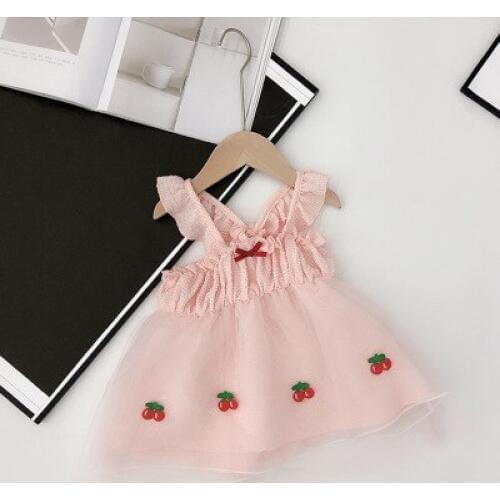 Toddler Infant Baby Girl Dress Kids Dresses for Girls Baby Cute Princess Ball Gown Kids Strap Lovely Dance Dress Baby Clothes