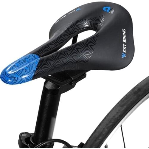 Bike Cushion Riding Comfort Road Car Bike Saddle Mountain Bike Ultralight Hollow Seat Pad Bicycle Tools
