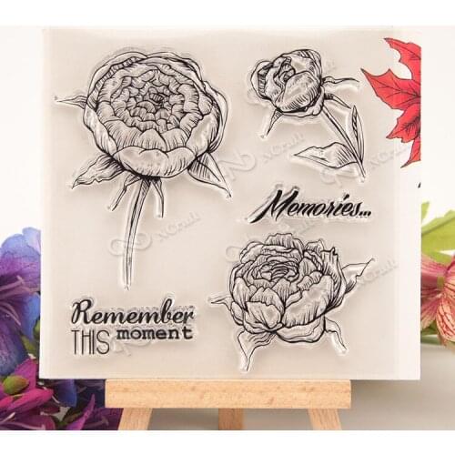 Remember this moment Transparent Clear Silicone Stamp/Seal for DIY scrapbooking/photo album Decorative clear stamp sheets A135