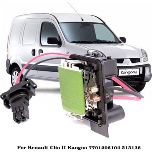 Ac Blower Motor Resistor Heater Blower Resistor Fan regulator For Renault Clio II Kangoo 7701206104 515136