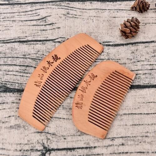 Sandalwood Anti-Static For Hair Beard And Mustache Combs Hair Brush Size S L Handmade Pocket Comb New Hot Peach Comb