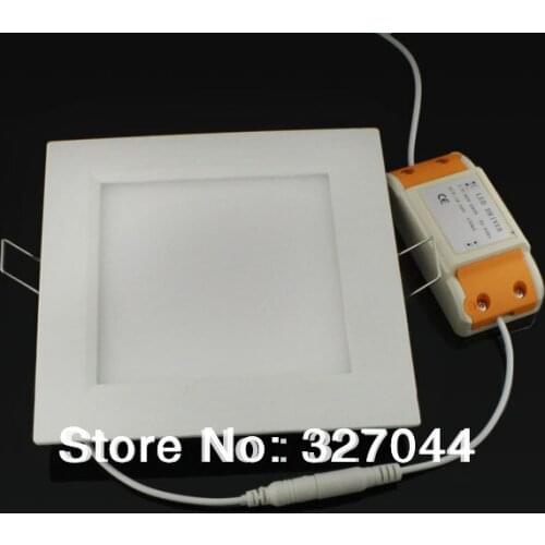 Shipping SMD2835 Led Panel Lights Drop Ceiling Decorative Panel 12W Down Lighting Square Kitchen Panel Lamp 10pcs/lot