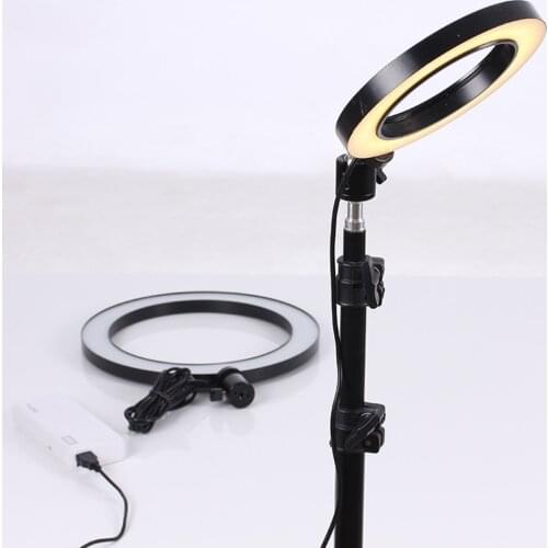 LED 3Mode 5500K Dimmable selfie ring light fill light mobile phone live light Make up Studio Camera Ring Light Photo Phone Video