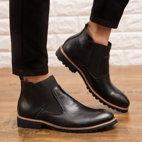 Swenxun Men's Chelsea Boots