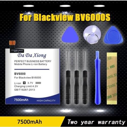 High quality 7050mAh BV6000 Battery for Blackview BV6000S Phone battery Free shipping