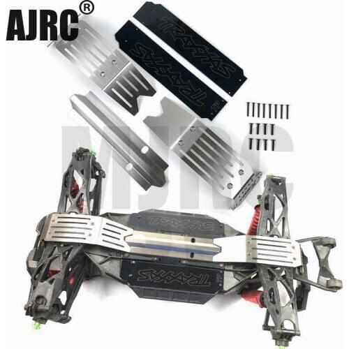 Chassis Protection Skid Plate for TRAXXAS 1/5 X-Maxx Xmaxx 6s 8s RC Car Spare Parts Stainless Steel Guard Protective Frame Armor