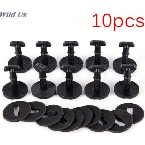 10Pcs OEM Floor Carpet Mat Clips With Washer For BMW E36 E46 E38 E39 X3 X5 M3 M5
