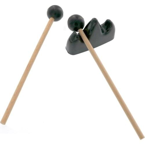 1 Pair Plastic Steel Tongue Drum Drumstick Holder Double Holder Drumstick Support