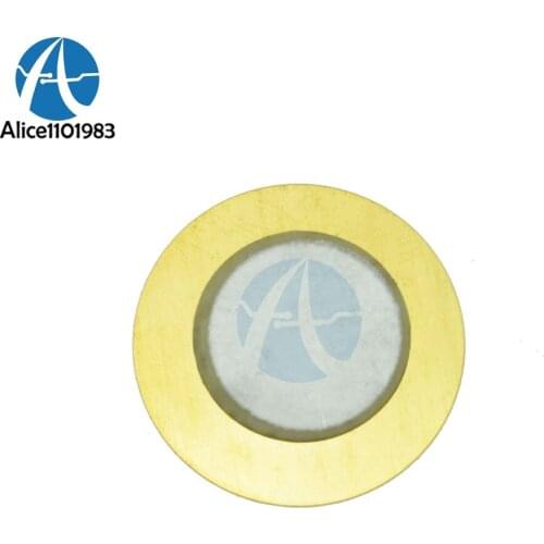 10PCS 35mm Piezo Elements buzzer Sounder Sensor Trigger Drum Disc+ wire copper