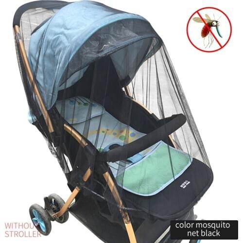 11pc Baby Stroller Pushchair Mosquito Insect Shield Net Mesh Stroller Accessories cart Mosquito Net Safe Infants Protection
